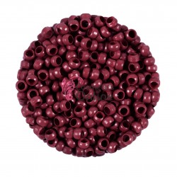 Inele Micro Nano Rings pentru extensii de par 200 bucati IMR10 Roscat (Burgundy)